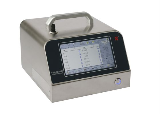 Contador da partícula do laser da sala de limpeza 1CFM com tela táctil 28.3L/Min do LCD