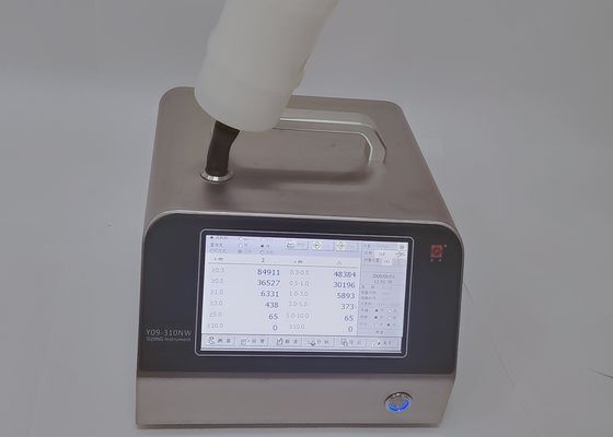 Contador portátil 80W da partícula do laser de Y09-310NW com tela táctil