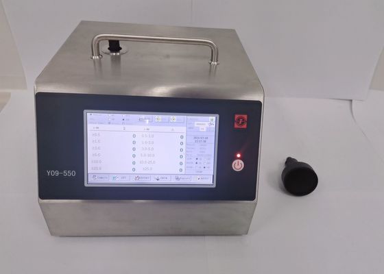 Bom preço. contador da partícula de ar do laser da tela 50LPM da cor 7inch com seis canais on-line